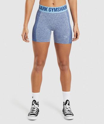 Szorty Damskie Gymshark Flex Niebieskie | PL 2379WNB